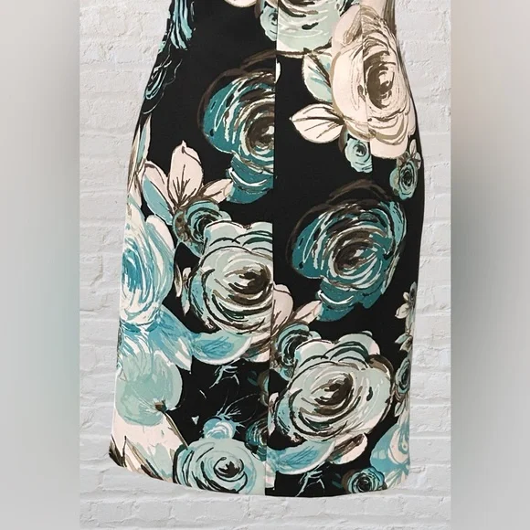 Connected Apparel Floral Sheath Sleeveless Dress Womens Petite 4 Feminine - Picture 6 of 8